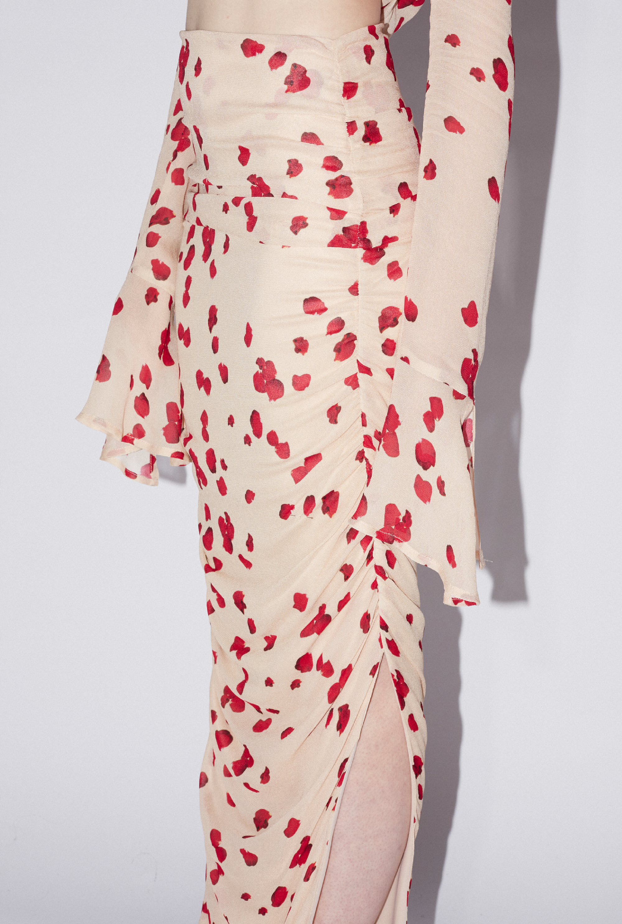 SAEMDI - LYKKE PRINTED CHFFON SKIRT -