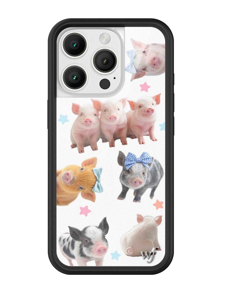 Wildflower iPhone case 16 Pro Little Piggies Animal Pink Cute