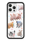 Wildflower iPhone case 16 Pro Max Little Piggies Animal Pink Cute