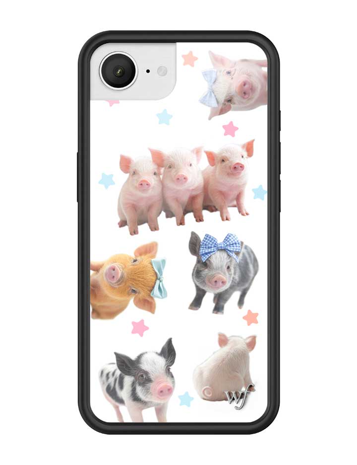 Wildflower iPhone case 16e Little Piggies Animal Pink Cute