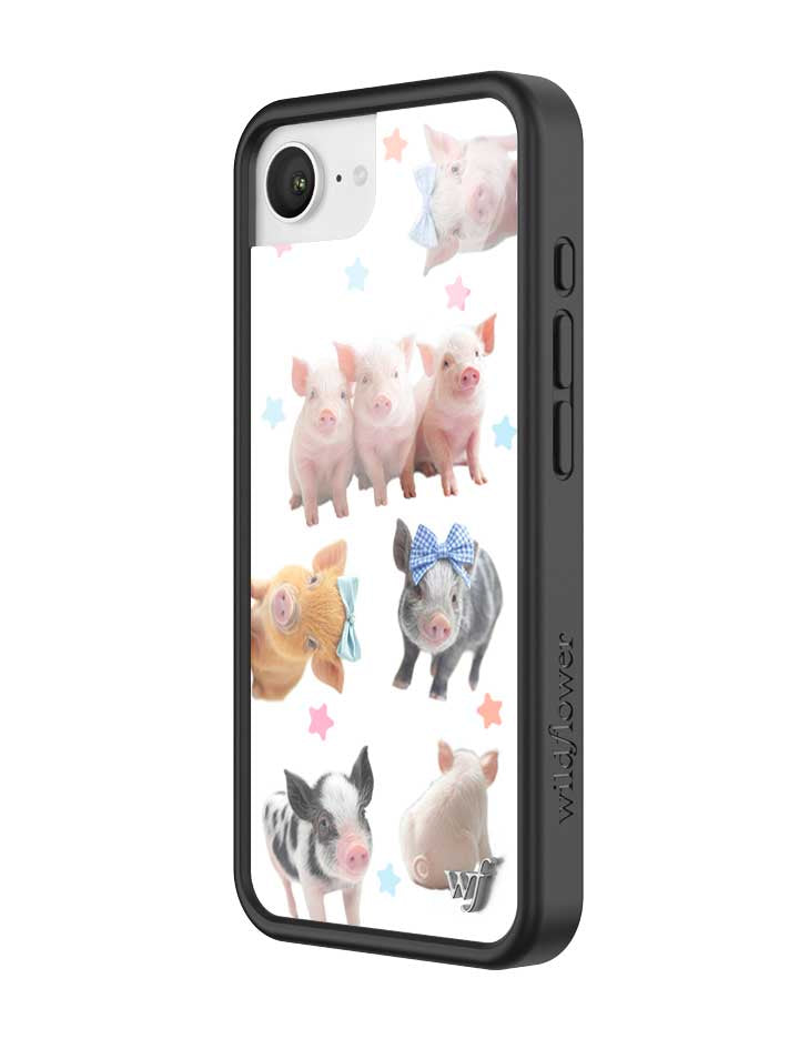 Wildflower iPhone case 17e Little Piggies Animal Pink Cute