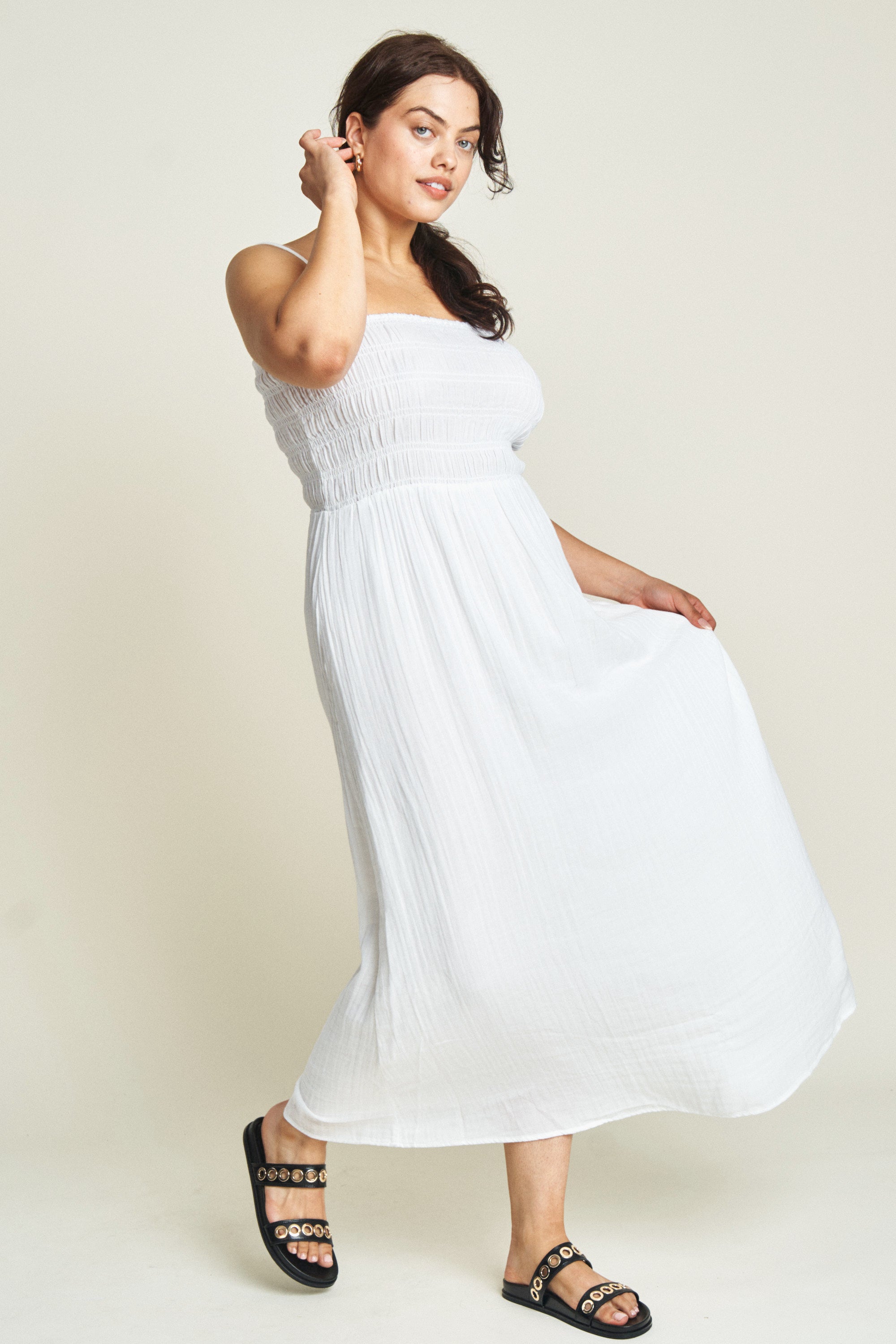 Oliver Logan - Maybrook Maxi Dress - White -