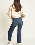 Oliver Logan - Aberdeen Wide Crop - Dark Blue -