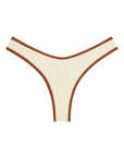 Montce - Oat Terracotta Binded Added Coverage Lulu Bikini Bottom -