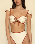 Montce - Oat Terracotta Binded Paula Bikini Bottom -