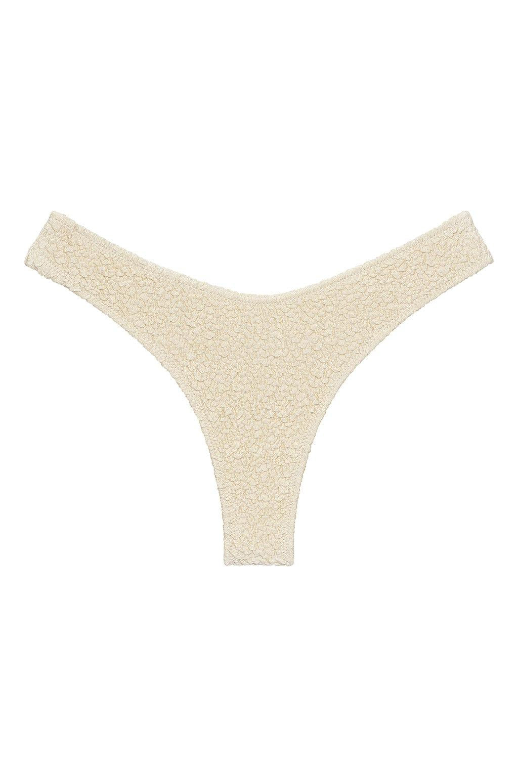 Montce - Oat Texture Added Coverage Bikini Bottom -