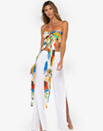 JBQ - Olivia Top - Abstract Leaf -