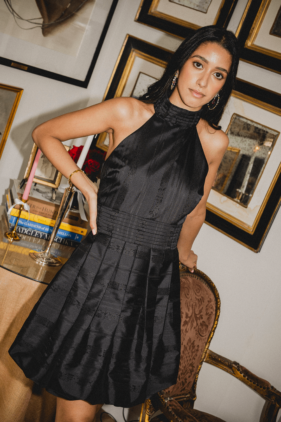 ONE33 SOCIAL - The Finley - Tuxedo Mini Cocktail Dress -