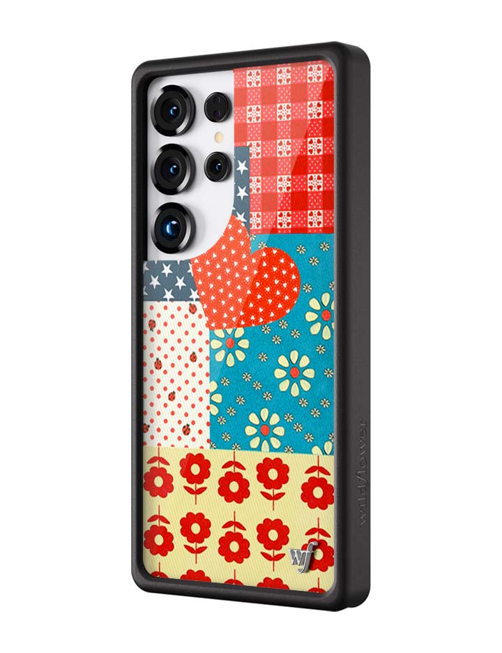 Wildflower Galaxy S25 case Ultra Flower Patch Red Cute
