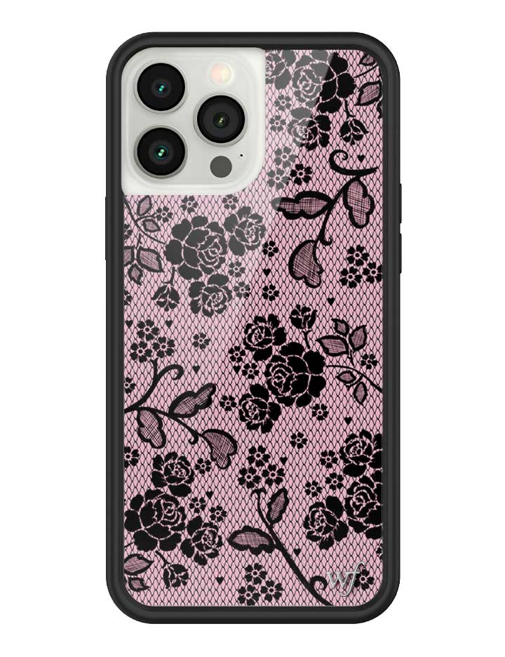 Wildflower iPhone case 13 Pro Max Lace Lover Pink Cute
