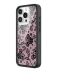 Wildflower iPhone case 15 Pro Lace Lover Pink Cute