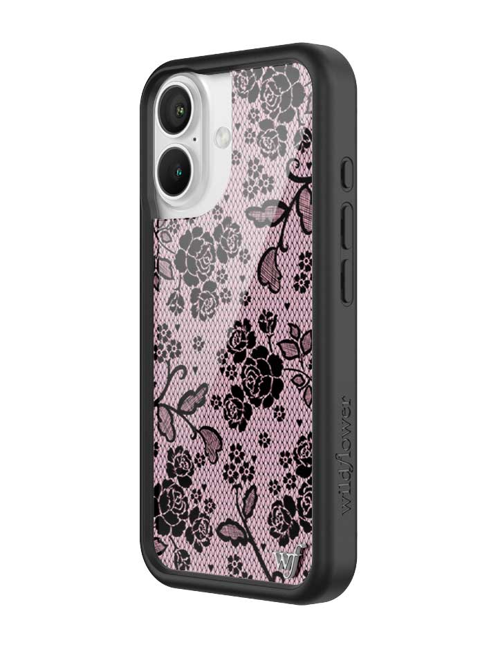 Wildflower iPhone case 16 Lace Lover Pink Cute