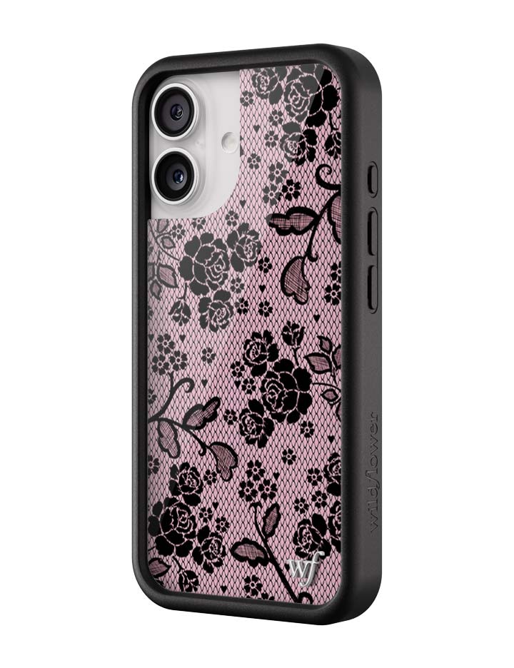 Wildflower iPhone case 17 Lace Lover Pink Cute