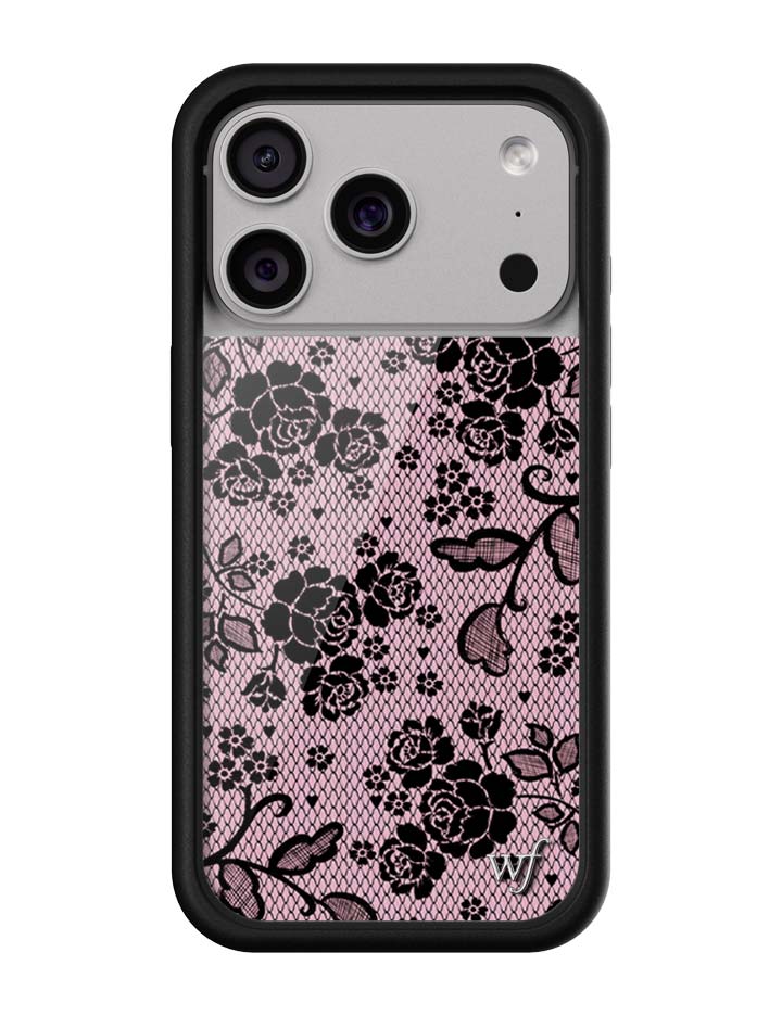 Wildflower iPhone case 17 Pro Lace Lover Pink Cute