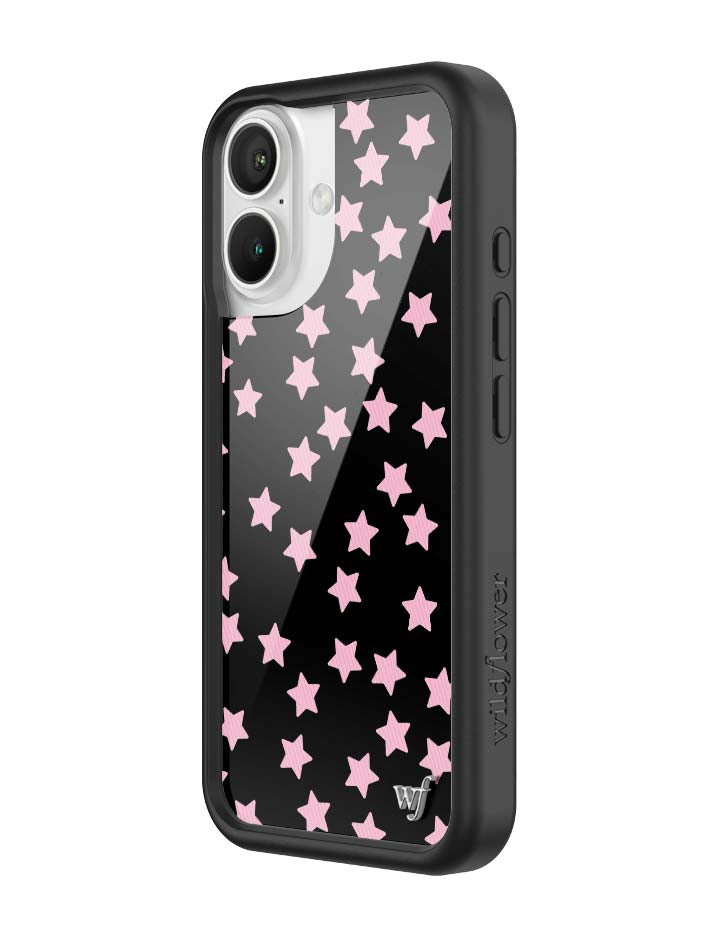 Wildflower iPhone case 16 Super Cute Star Pink