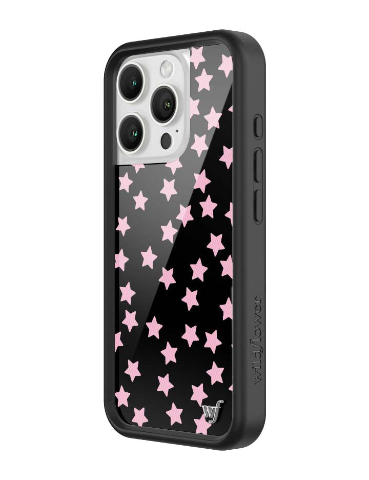 Wildflower iPhone case 16 Pro Super Cute Star Pink