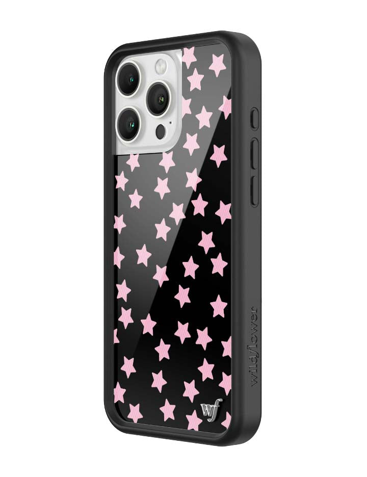 Wildflower iPhone case 16 Pro Max Super Cute Star Pink