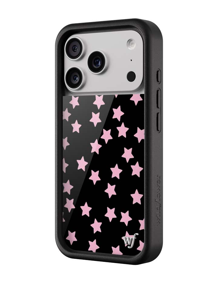 Wildflower iPhone case 17 Pro Super Cute Star Pink