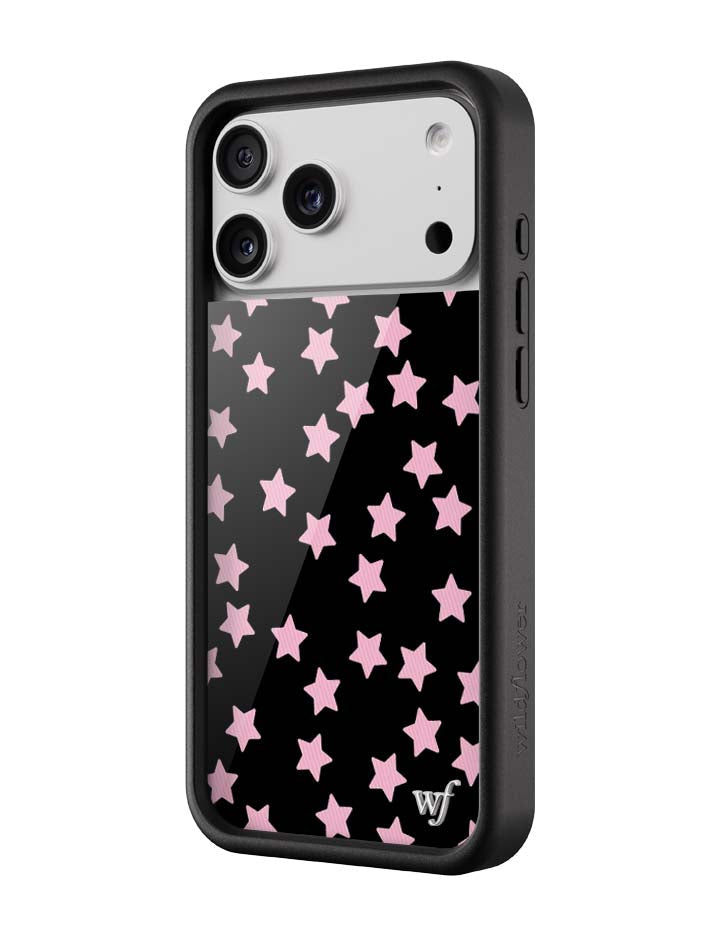 Wildflower iPhone case 17 Pro Max Super Cute Star Pink