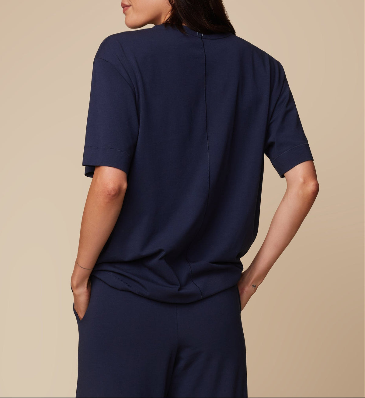 Harper Wilde - Perfect Pima Pajama T-Shirt - Navy -