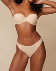 Harper Wilde - No-Show Bikini - Beige -