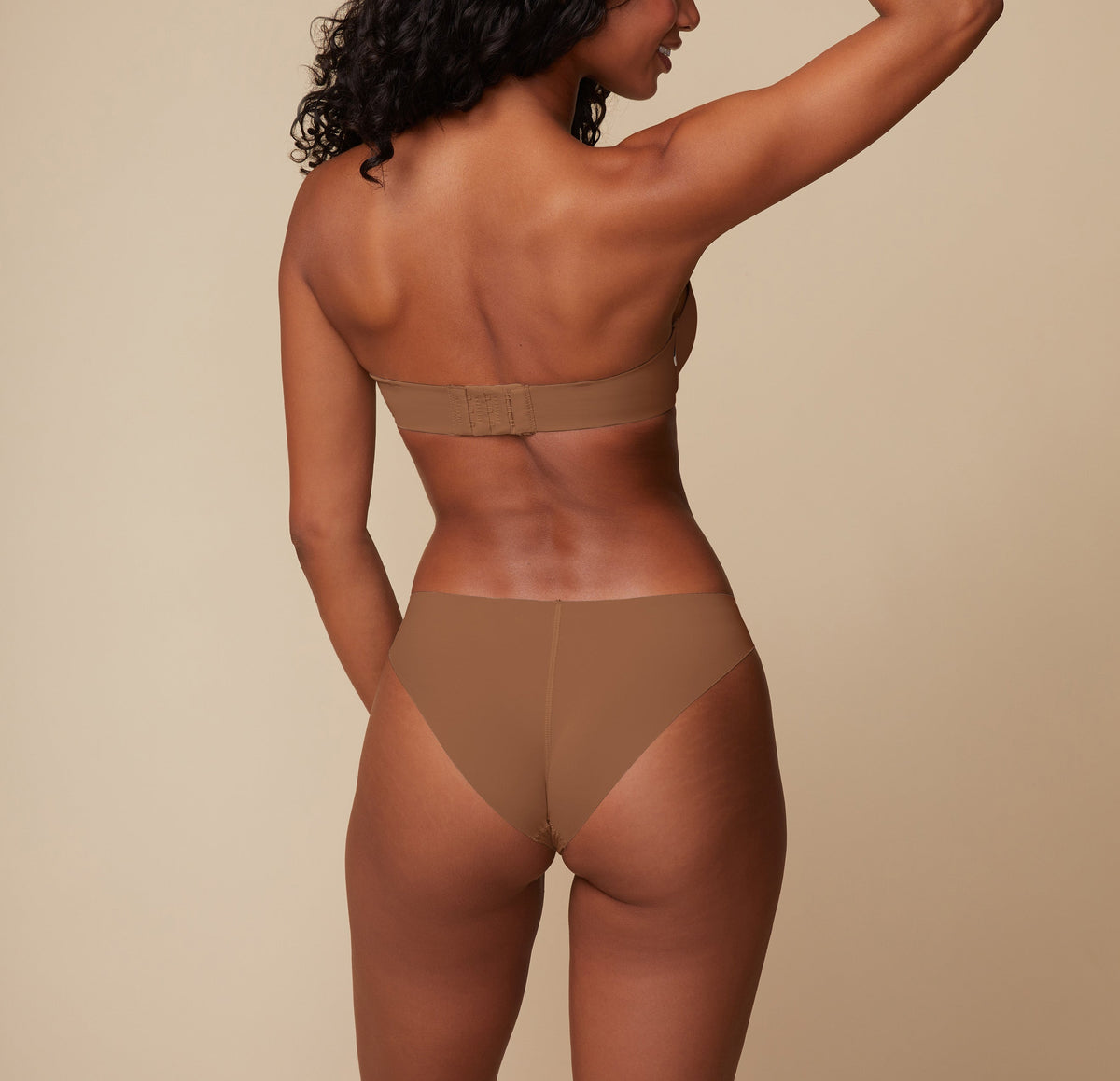 Harper Wilde - No-Show Bikini - Brown -