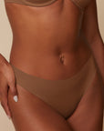 Harper Wilde - No-Show Bikini - Brown -