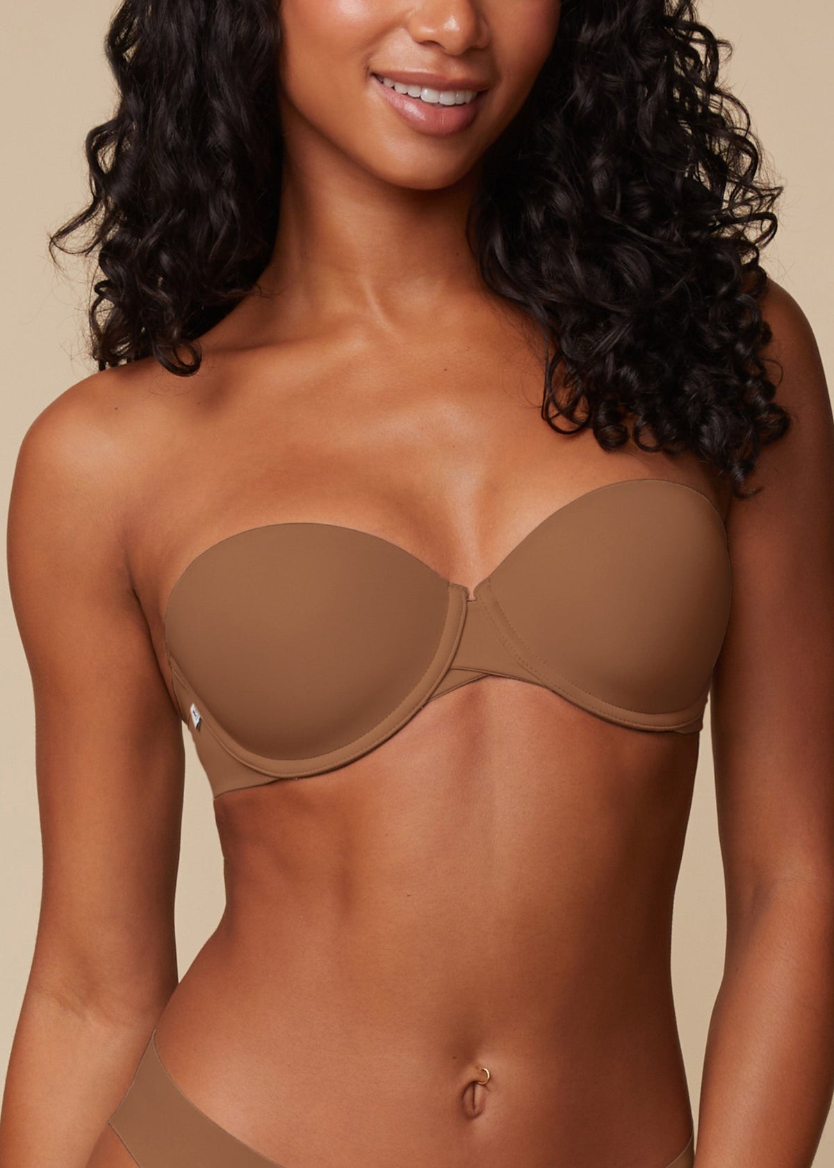 Harper Wilde - Base Strapless Bra - Brown -