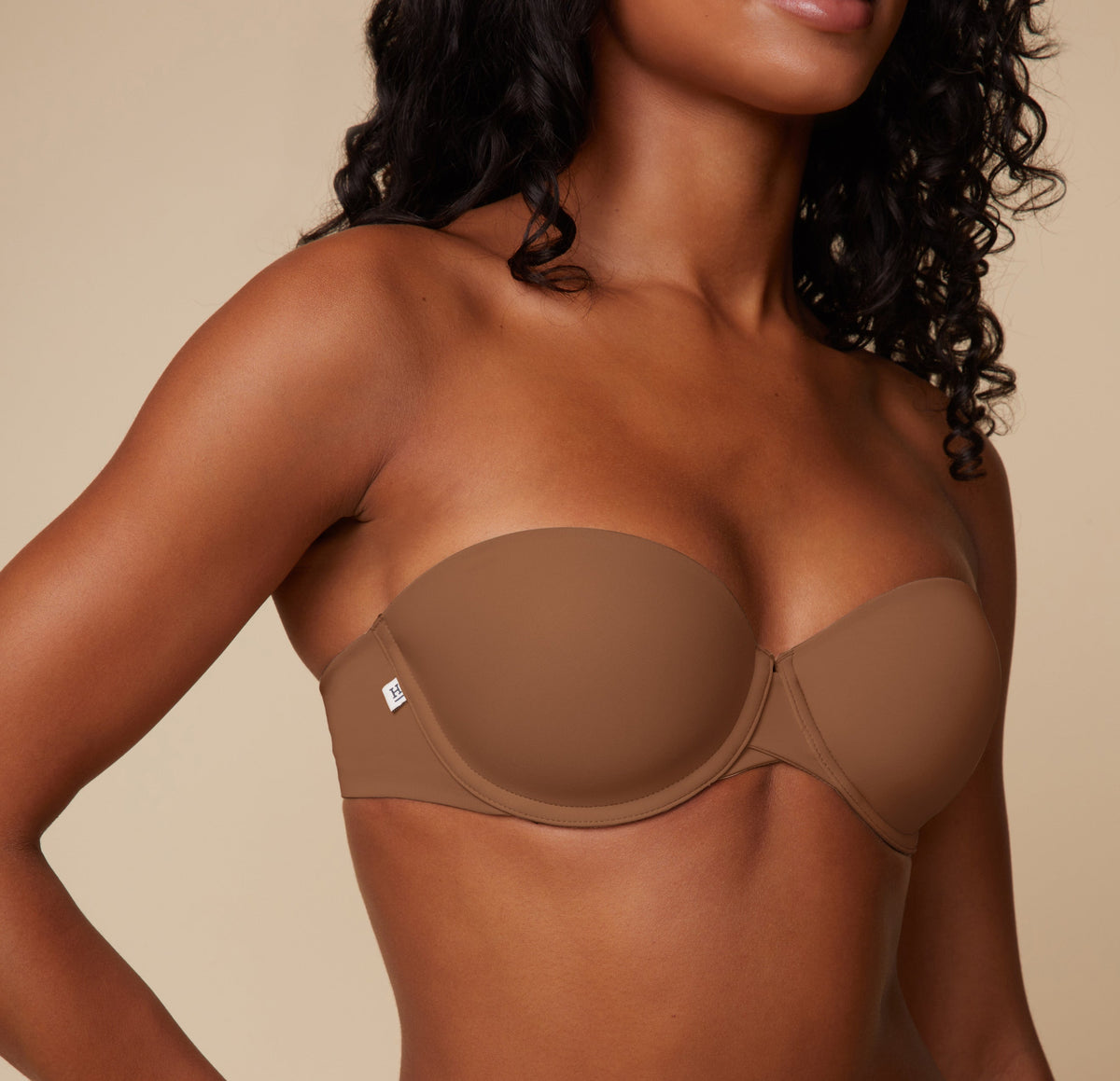 Harper Wilde - Base Strapless Bra - Brown -