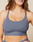 Harper Wilde - Bliss Racerback Bralette - Steel -