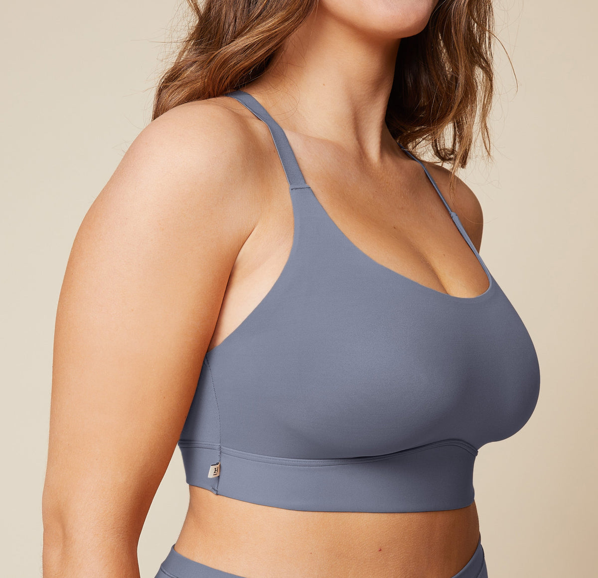 Harper Wilde - Bliss Racerback Bralette - Steel -