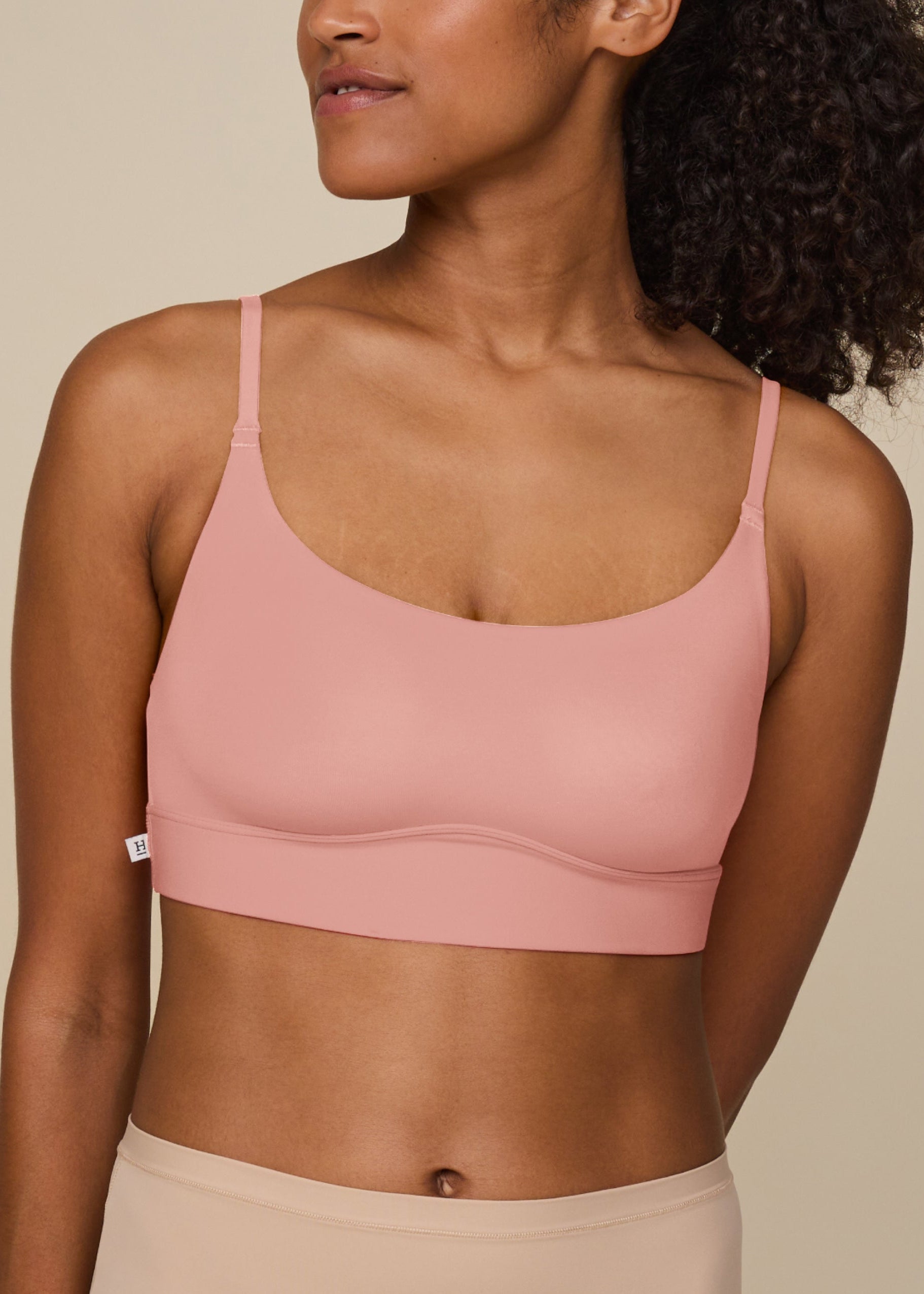 Harper Wilde - Bliss Scoop Bralette - Dusty Rose -