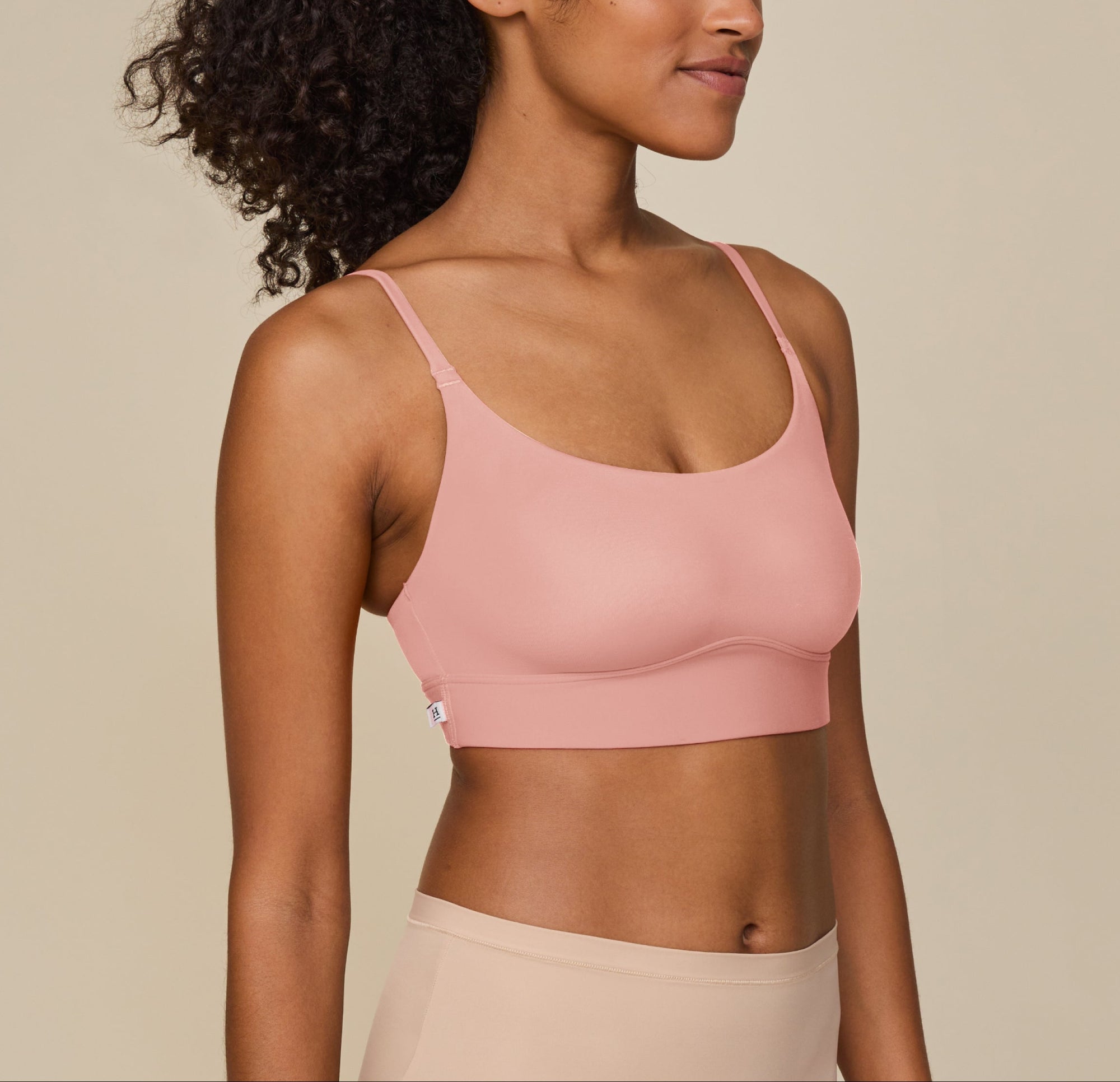 Harper Wilde - Bliss Scoop Bralette - Dusty Rose -