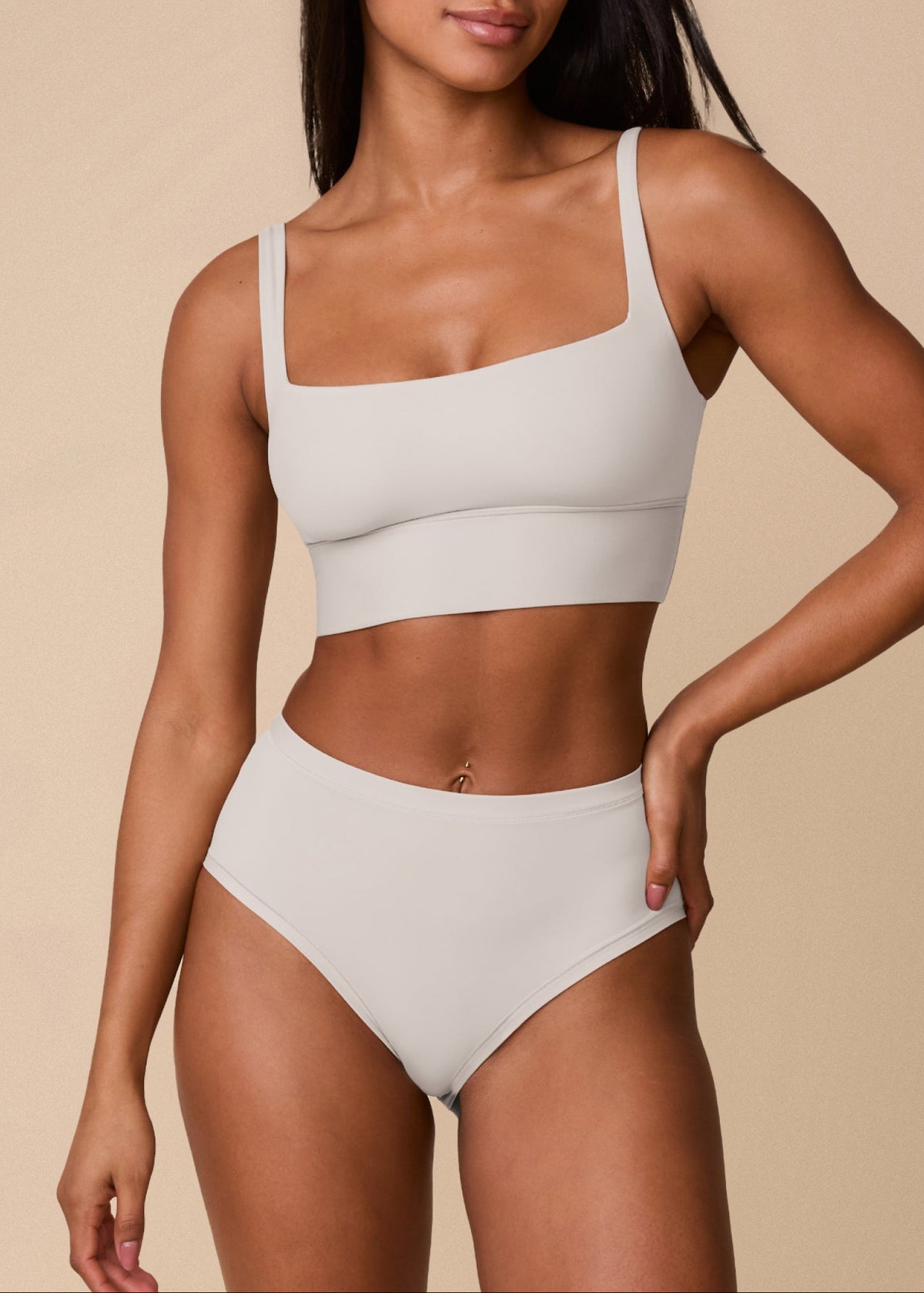 Harper Wilde - Bliss Square Neck Bralette - Frost -