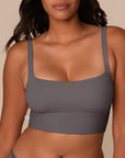Harper Wilde - Bliss Square Neck Bralette - Smoke -