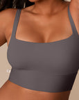 Harper Wilde - Bliss Square Neck Bralette - Smoke -
