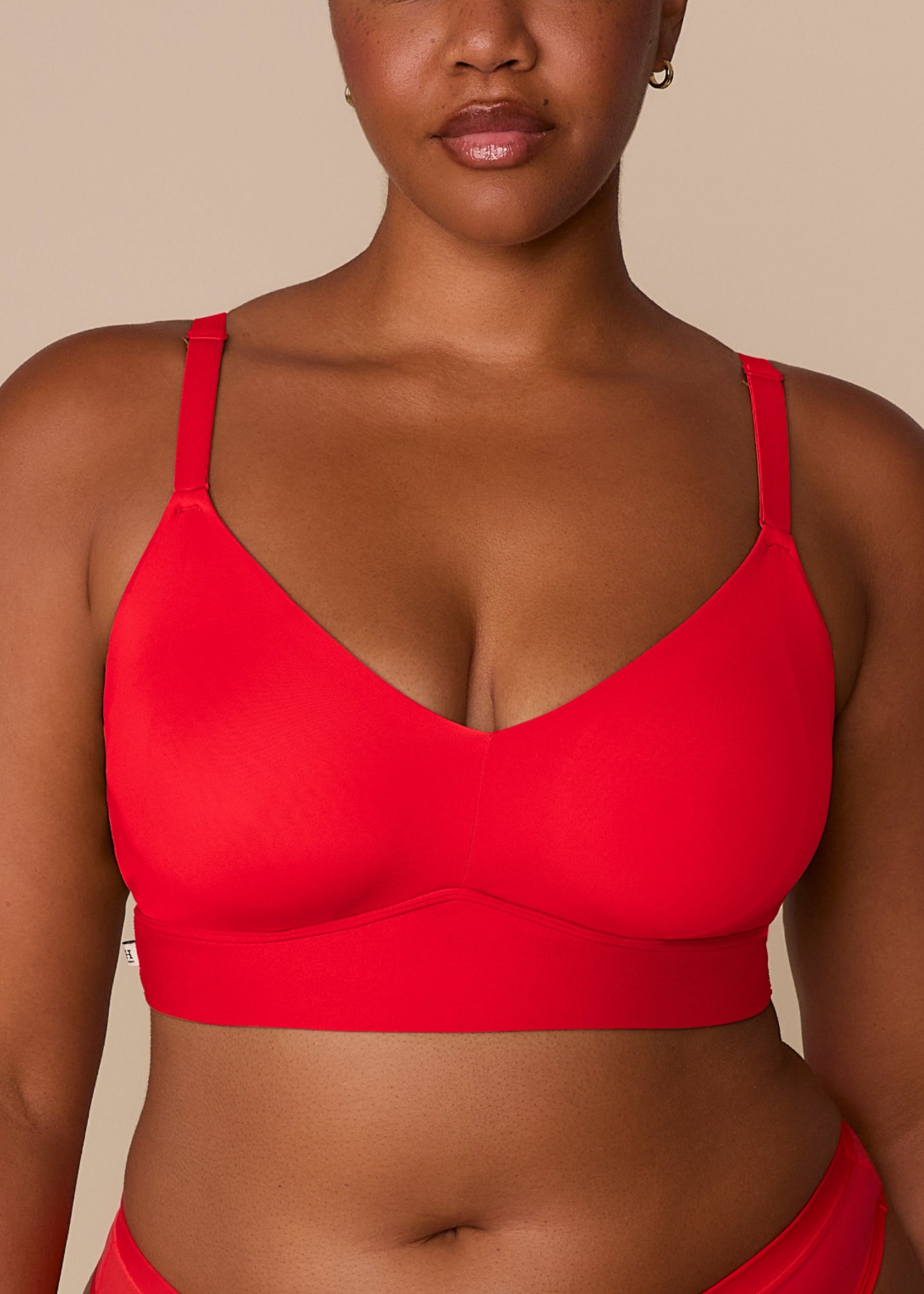 Harper Wilde - Bliss Triangle Bralette - Cherry -