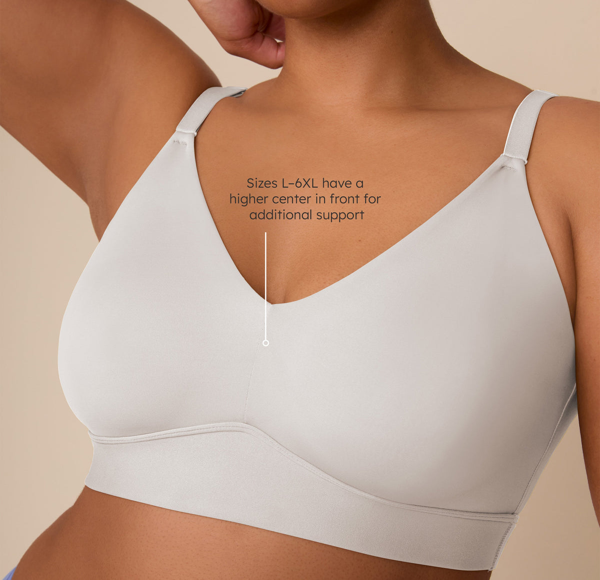 Harper Wilde - Bliss Triangle Bralette - Frost -
