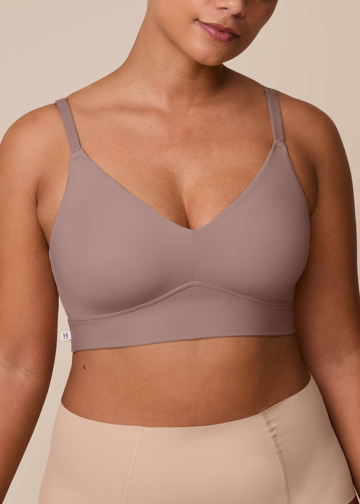 Harper Wilde - Bliss Triangle Bralette - Mauve -