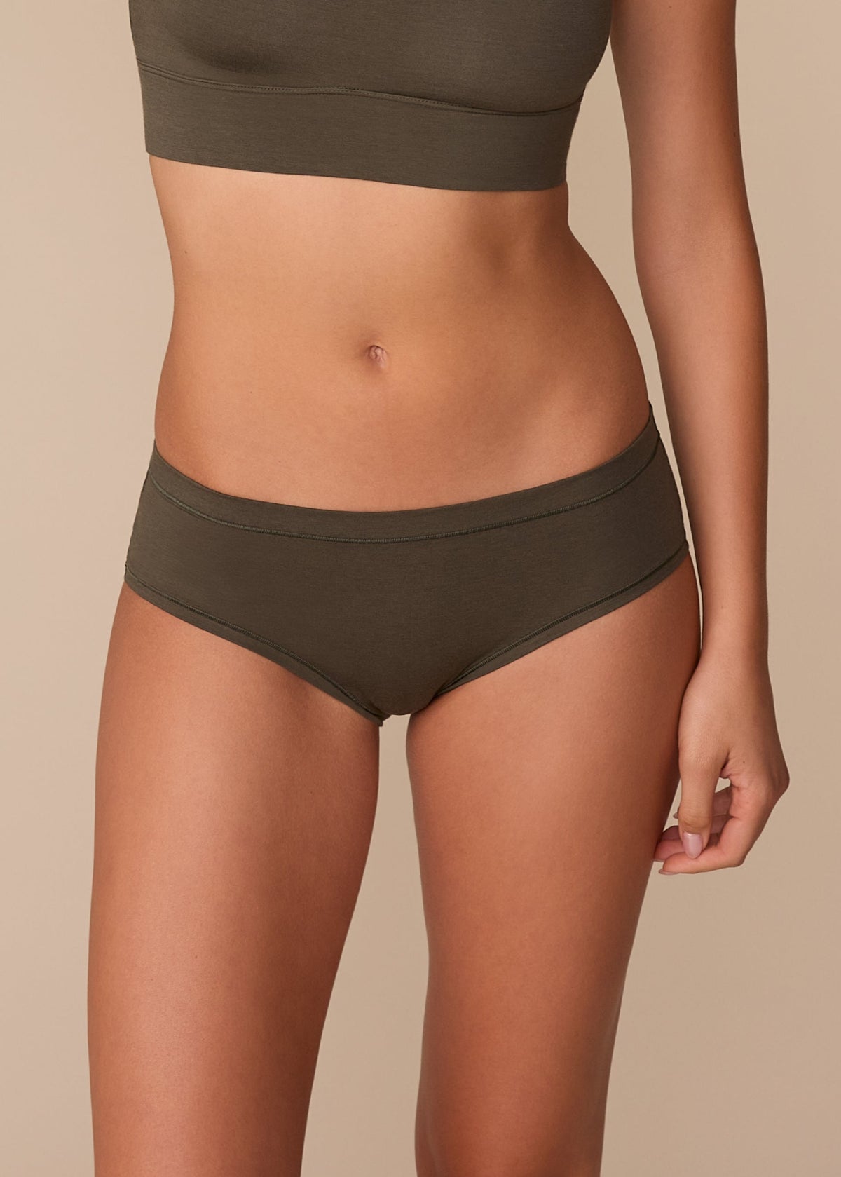 Harper Wilde - Cloud Cotton Hiphugger - Olive -