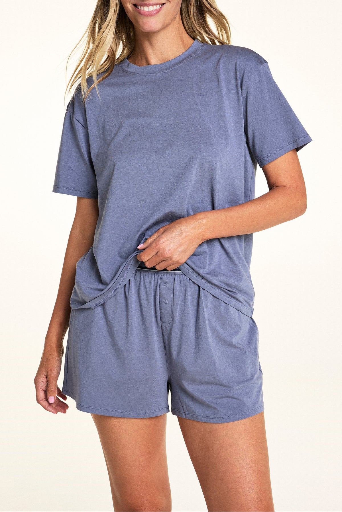 Harper Wilde - Cloud Cotton T-Shirt - Slate -