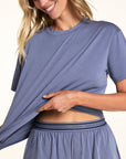 Harper Wilde - Cloud Cotton T-Shirt - Slate -