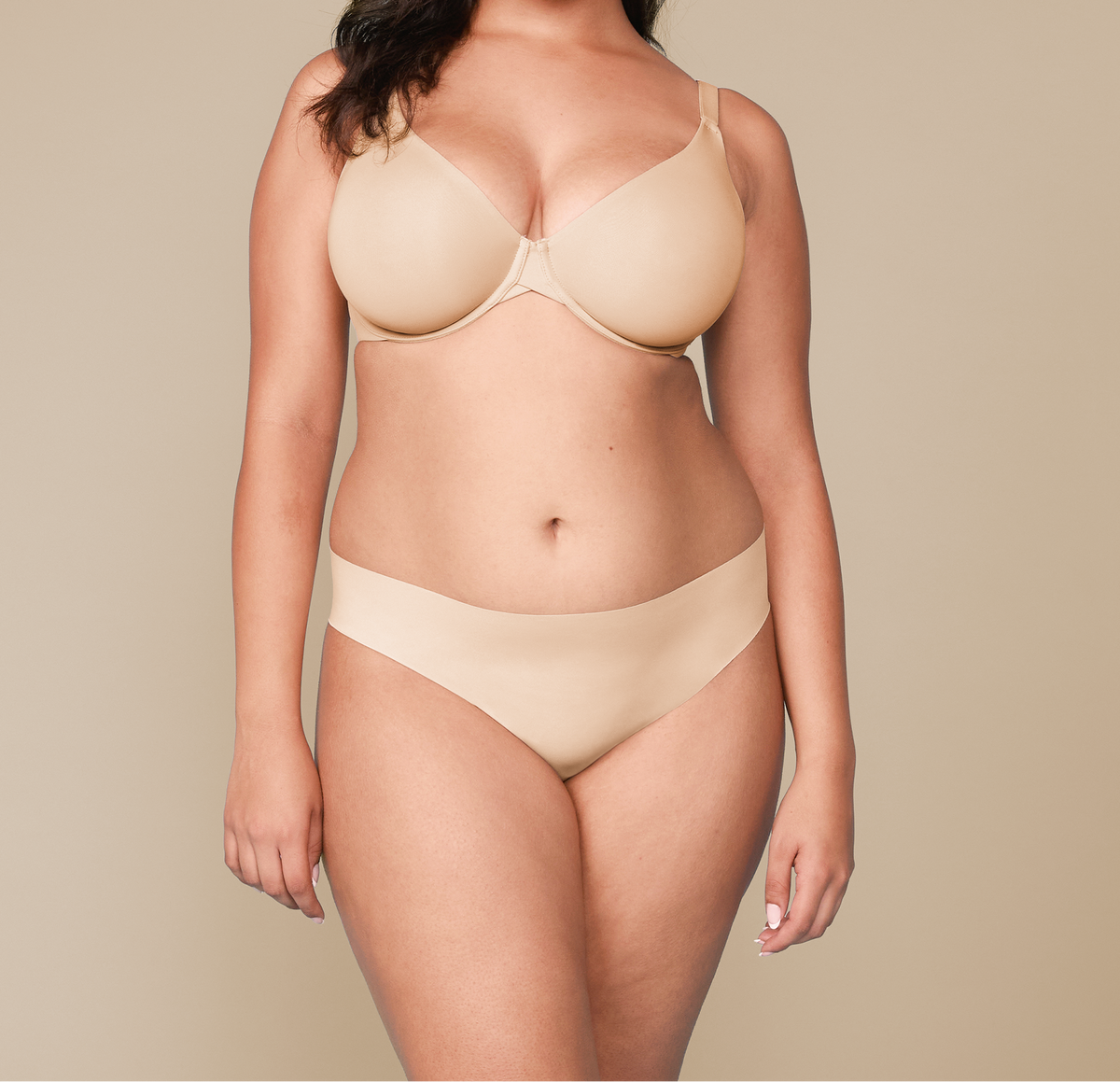 Harper Wilde - No-Show Bikini - Beige -