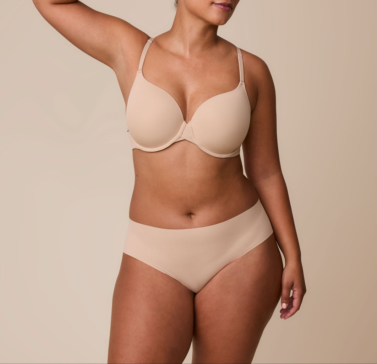 Harper Wilde - No-Show Hiphugger - Beige -