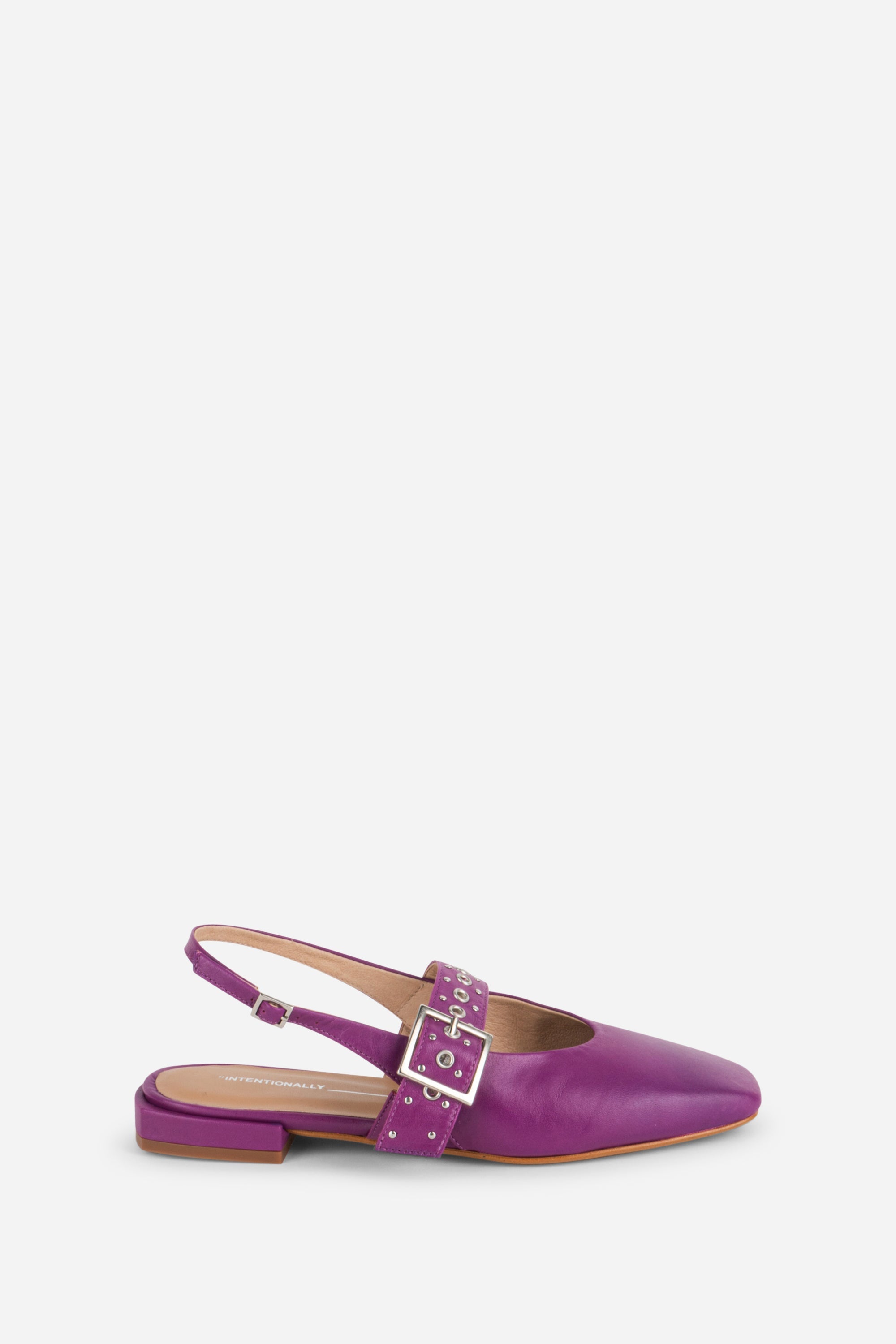 Intentionally Blank - Pearl Slingback Natural Sole Ballet Flat -