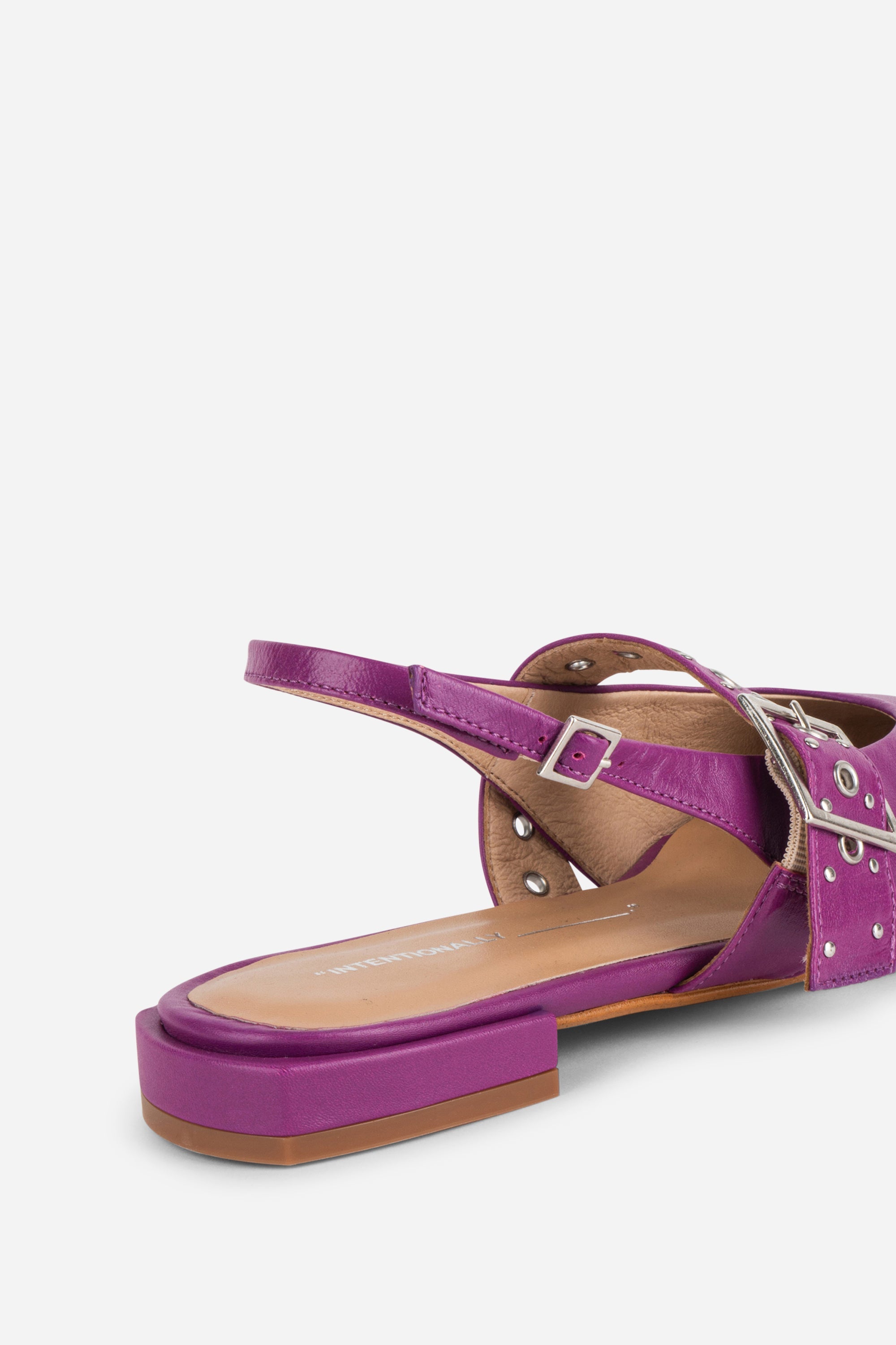 Intentionally Blank - Pearl Slingback Natural Sole Ballet Flat -