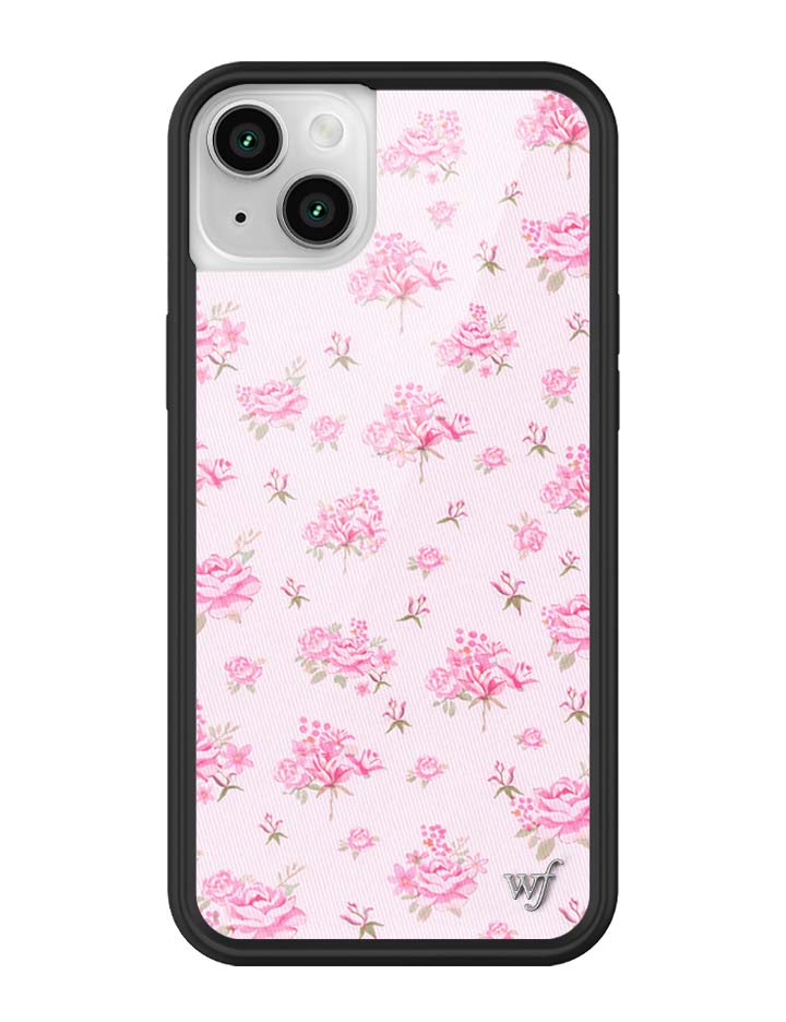 Wildflower iPhone case 14 Forget Me Not Floral Pink Cute