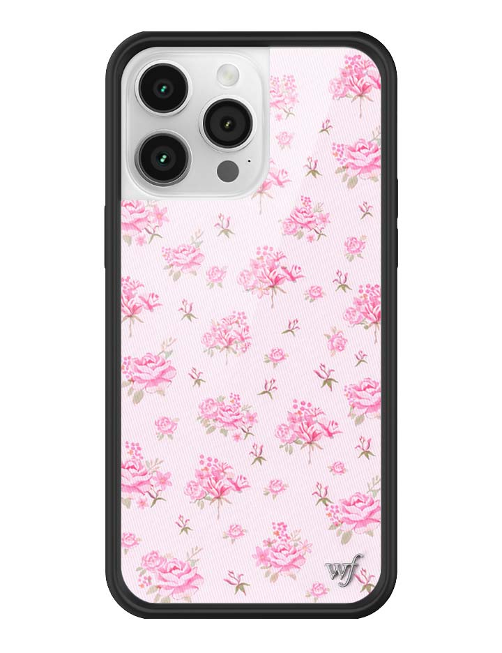 Wildflower iPhone case 14 Pro Max Forget Me Not Floral Pink Cute