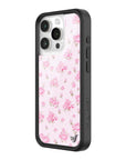 Wildflower iPhone case 15 Pro Forget Me Not Floral Pink Cute