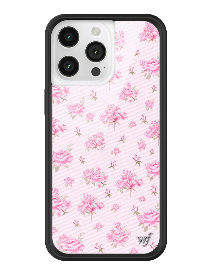 Wildflower iPhone case 15 Pro Max Forget Me Not Floral Pink Cute